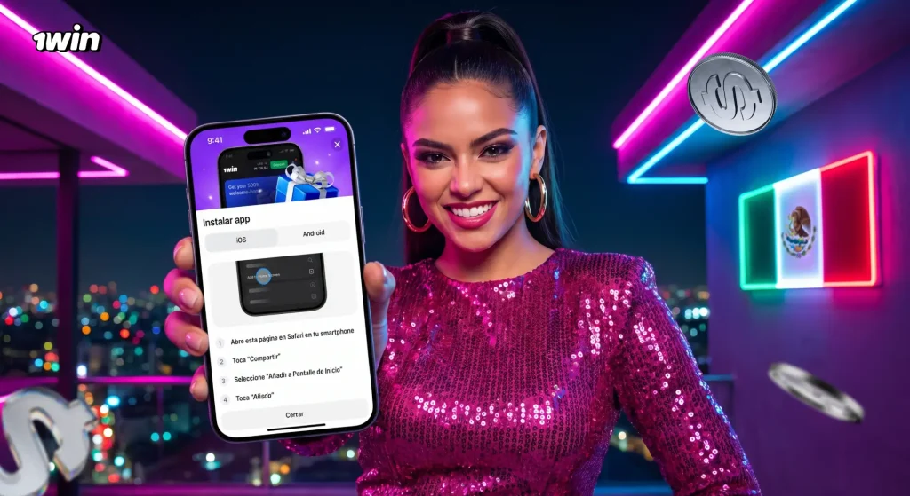 1win App en México, cómo descargar el APK para Android e iOS
